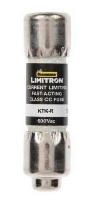 Lennox 10G6001, Bussmann KTK-R-9, 9 Amp Fast Acting Fuse, Class CC, 600 Volt