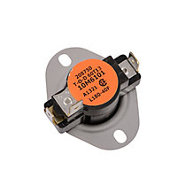 Lennox 10M6101, Limit Control, 180 Deg F, SPDT, Orange Label, Open Switch Face
