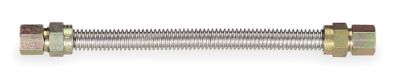 1/2" ID x 5/8" OD Stainless Gas Range and Furnace Connector" Connection 1/2" FIP x 1/2" FIP Length 24"