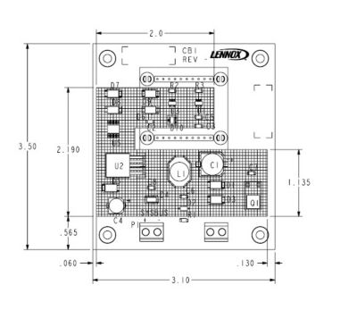 Lennox C0CTRL51AE1L, IMC LonTALK Module Kit