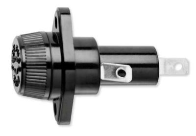 Bussmann HPF-RR Splash-Proof Knob Fuse Holder, 600 Volts, 30 Amps