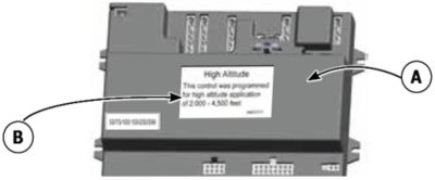High Altitude kit for Wall Mounted Stainless Steel Condensing Gas Boiler BWMAAN000050-299