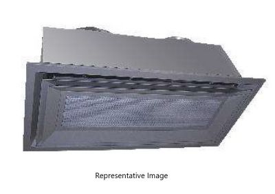 Lennox FD9-65S, Flush Ceiling Diffuser, (W x D): 47-5/8 x 23-5/8", Duct Size: (2) (Dia) 18"