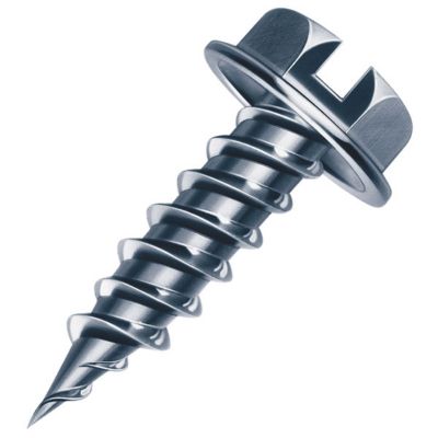 1/4" Head Zip-In Screw Zinc Plated" 7" x 1/2" Screw15"000 Pkg