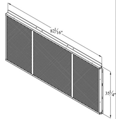 Lennox C1GARD51C11, Coil Hail Guard, (W x H): 82-1/16 x 35-1/4"