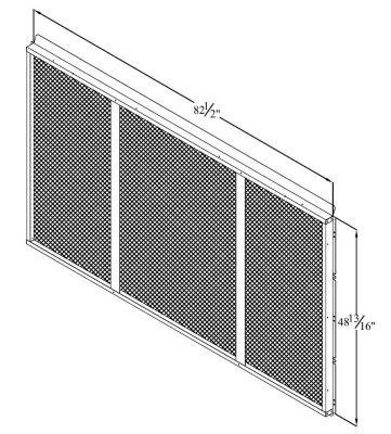 Lennox C1GARD51C21, Coil Hail Guard, (W x H): 82-1/2 x 48-13/16"