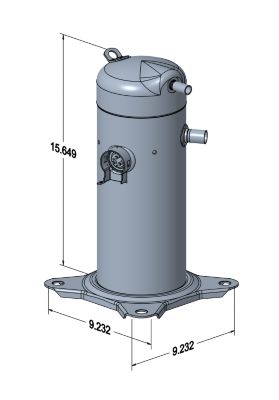 Lennox 13X02, 104161-03, 23500 BTUH Scroll Compressor 208-230 VAC
