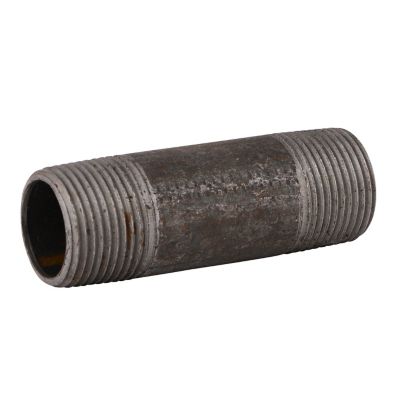 Black Iron Pipe Nipple, 3/4 x 3"