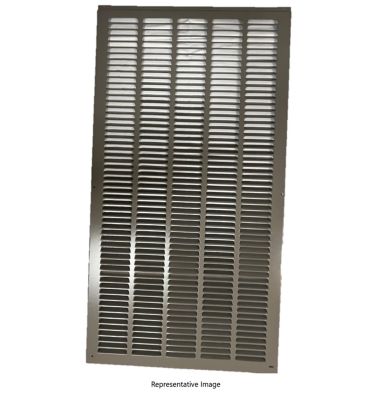 Lennox 608866-12, Merit AC Louvered Center Panel, (W x H): 24 x 24" Nominal Size, Quartz Gray Finish