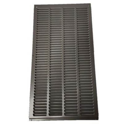 Lennox 608866-13, Merit AC Louvered Center Panel, (W x H): 24 x 28" Nominal Size, Quartz Gray Finish