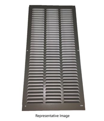 Lennox 608866-35, Merit AC Louvered Center Panel, (W x H): 32 x 36" Nominal Size, Quartz Gray Finish