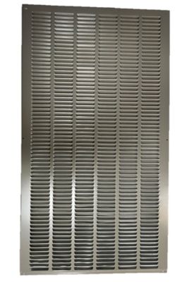 Lennox 608866-36, Merit AC Louvered Center Panel, (W x H): 32 x 42" Nominal Size, Quartz Gray Finish