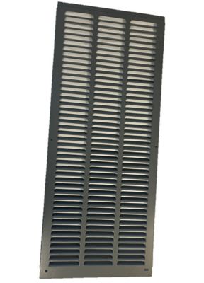 Lennox 608866-05, Merit AC Louvered Right Panel, (W x H): 24 x 28" Nominal Size, Quartz Gray Finish