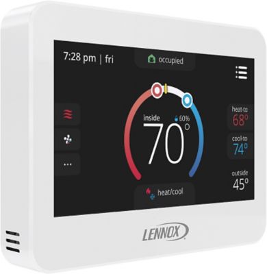 Lennox, CS8500, Universal, Commercial, Programmable, 7 Day, Auto changeover, Intelligent Recovery, No WiFi, C0SNAJ22FF1L