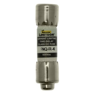 Lennox 102555-05, Bussmann FNQ-R-4, 4 Amp Dual-Element Time Delay Fuse, Class CC, 600 VAC/300 VDC