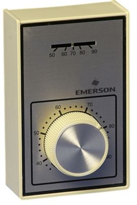 White Rodgers 1A10-651, Non-Programmable Thermostat, Single Stage, Line Voltage