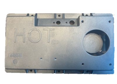 Lennox 104963-01, Collector Box Air/Gas Plenum, (W x H x D); 9.373 x 5.499 x 1.380"