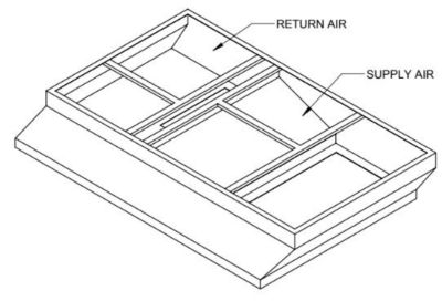 Lennox C1ACURB30B, Curb Adapter, 60 x 94" to 54-1/4 x 95-3/8", 19" H.