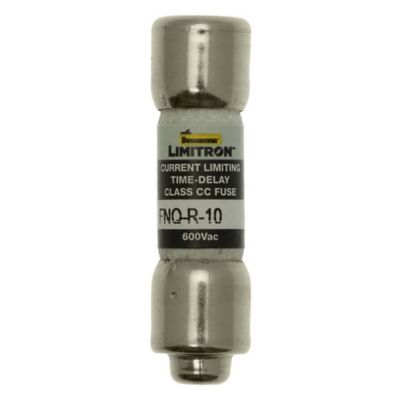 Lennox 102555-03, Bussmann FNQ-R-10, 10 Amp Dual-Element Time Delay Fuse, Class CC, 600 VAC/300 VDC