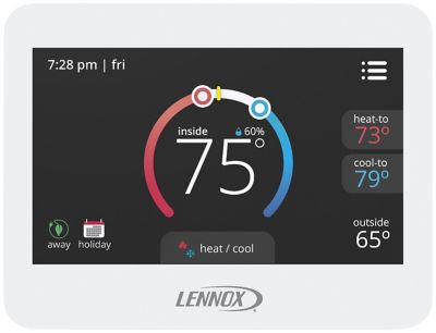 Lennox C0STAT06FF2L, Commercial Touchscreen Programmable Thermostat, Universal 4 Heat/2 Cool