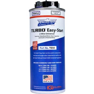 AmRad TES5, Turbo Easy-Start, Universal Hard-Start Kit, 1 to 5 Ton