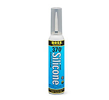 Boss 37008, 370 HVAC Silicone Sealant, Clear, 8 Ounce Pressurized Can
