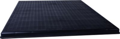 DiversiTech ACP32322, 32 x 32 x 2", The Black Pad Plastic Equipment Pad