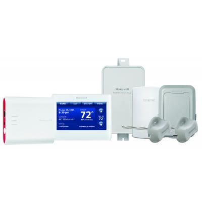 Honeywell YTHX9421R7001WW/U, Touchscreen Programmable Thermostat, WiFi Kit, Heat Pump 4 Heat/2 Cool, Conventional 3 Heat/2 Cool