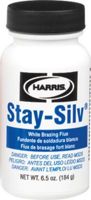 Harris SSWF7 Stay-Silv White Paste Brazing Flux, 6.5 oz. Brush Cap Bottle