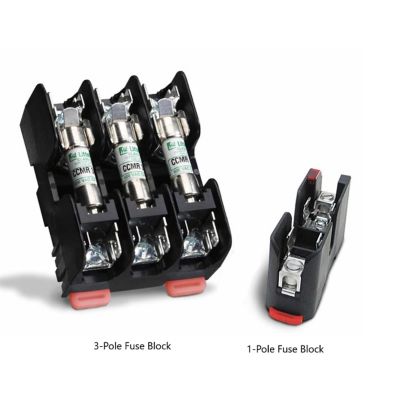 Lennox 105635-03, Littlefuse L60030C3PQDINR, 30 Amp Fuse Block, Open Style; DIN Rail Mount, Class CC, 600 Volt