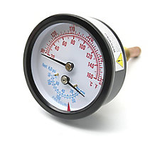 Lennox 1260006SP, Temperature/Pressure Gauge
