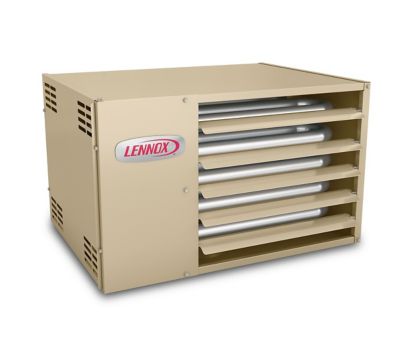 Lennox LF25-045A-2, Compact Horizontal Gas Unit Heater, 45000 Btuh, Aluminized Steel Heat Exchanger, 1 Fan, 115VAC