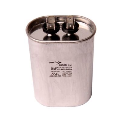 Run Capacitor, 35 MFD, 440V, Oval