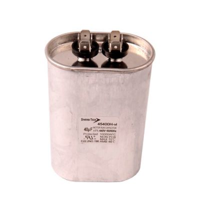Run Capacitor, 40 MFD, 440V, Oval