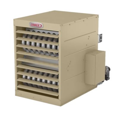 Lennox LS25-150A-1​, Separated Combustion Commercial Gas Unit Heater, 150000 Btuh, Aluminized Steel Heat Exchanger, 1 Fan, 115VAC