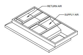 Lennox C1ACURB30A, Curb Adapter, 40-1/2 x 81-3/4" to 41-1/2 x 79-3/4", 20" H.