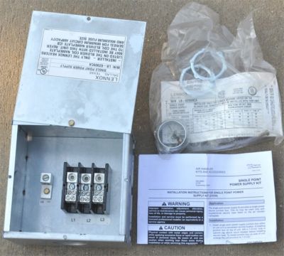 Lennox LB-62009CA, Single Point Power Supply Kit, 3-Pole, 600 Volt