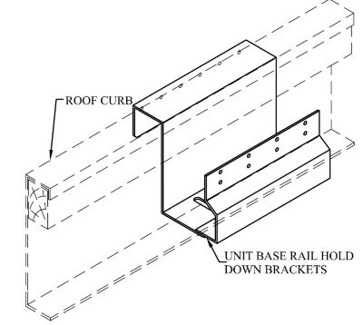 Lennox 21J75, Seismic Strapping Brackets