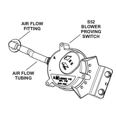 Lennox 603364-36, Blower Proving Switch Kit For LG/LC/LH/LD 024-300 Series Units