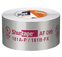 Shurtape 232623, AF 099 UL Listed & Printed Aluminum Foil Tape, 3" (72mm) x 60 yd. (55m), Silver Printed