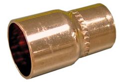 Copper Reducer Coupling, 1/2 x 3/8", C x C