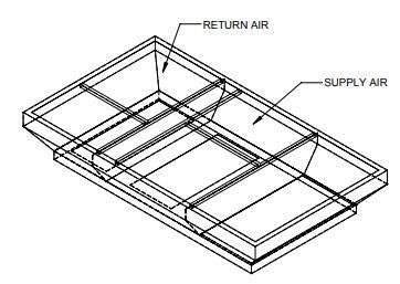 Lennox C1ACURB30B, Curb Adapter, 81-1/8 x 43-1/8" to 95-3/8 x 54-1/4", 20" H.