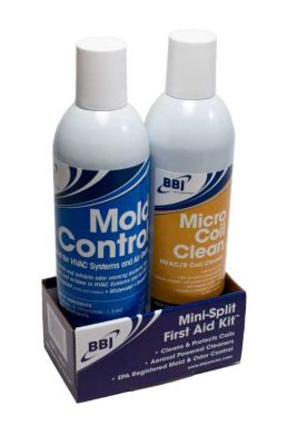 DiversiTech 700-01 BBJ Mini-Split First Aid Kit, Coil Cleaner & Mold Control Aerosol
