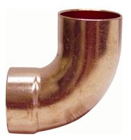 Copper Close Rough Street Elbow, 90 Deg, 3/4", C x C