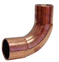 Copper Long Radius Street Elbow, 90 Deg, 3/8", C x C