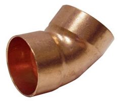 Copper Elbow, 45 Deg, 1/2" C x C