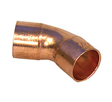 Copper Street Elbow, 45 Deg, 1/2" FTG x C