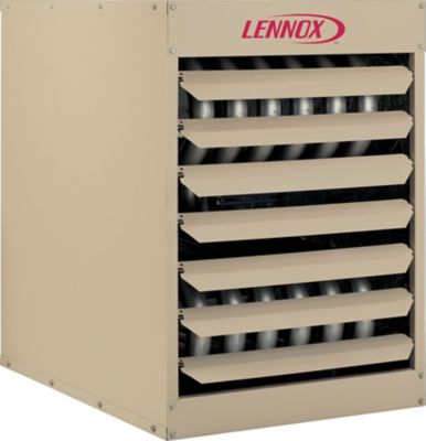 LF24-145A Unit Heater, Horizontal, Aluminized Steel, 145,000 Btuh Input, 116,000 Btuh Output, 1075 RPM