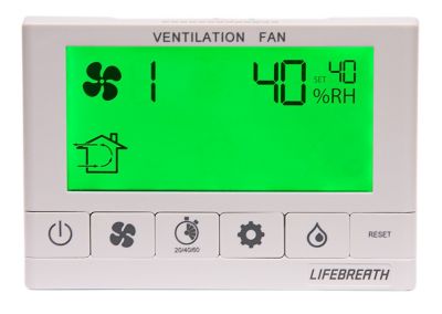 Lifebreath DXPL03 Ventilation Fan Digital Wall Control