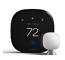 ecobee EB-STATE6P-01 Smart Premium Thermostat with Sensor, 2H/2C Conventional, 4H/2C Heat Pumps